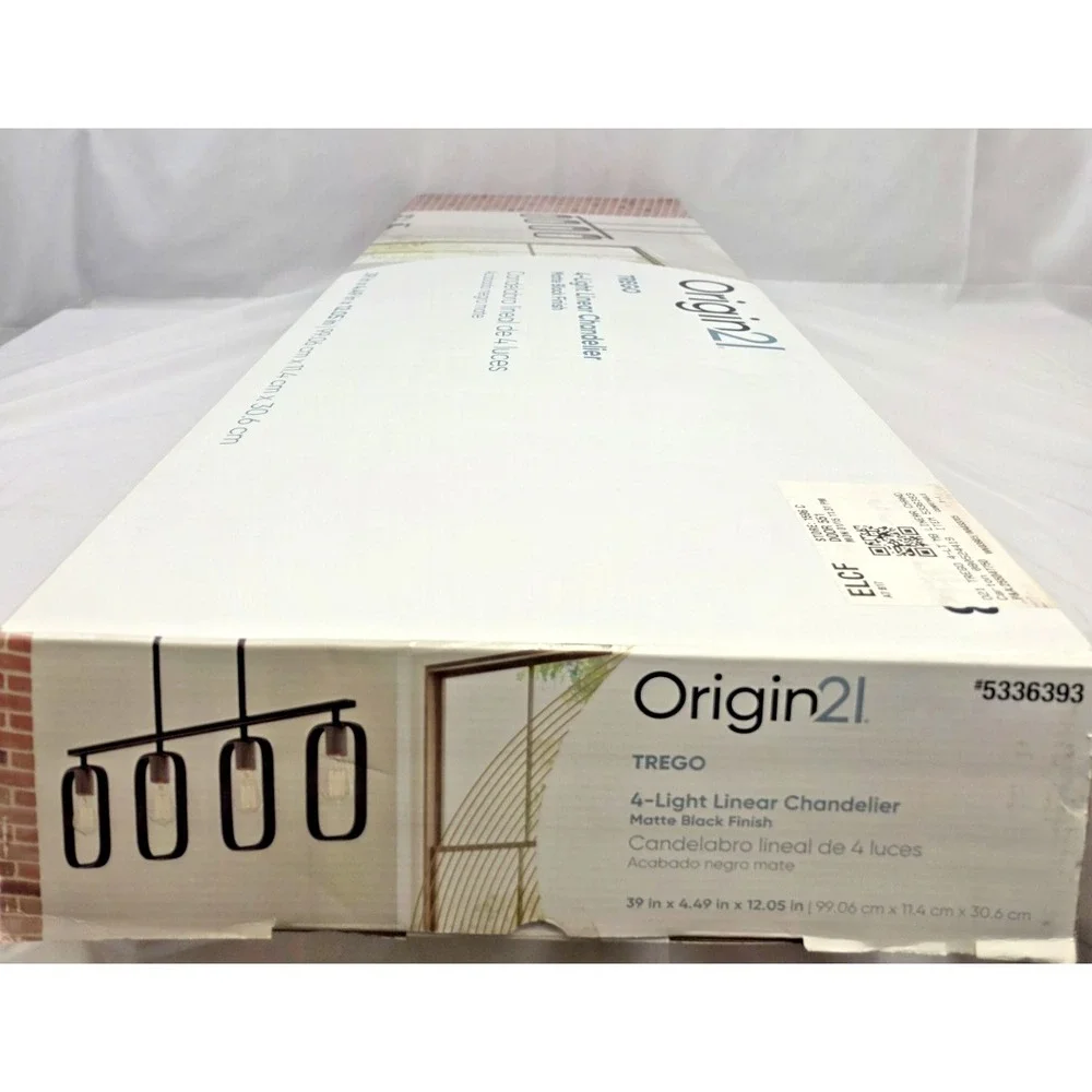 Origin 21 TREGO ELW70200L2-MB 4-Light Linear Chandelier 39
